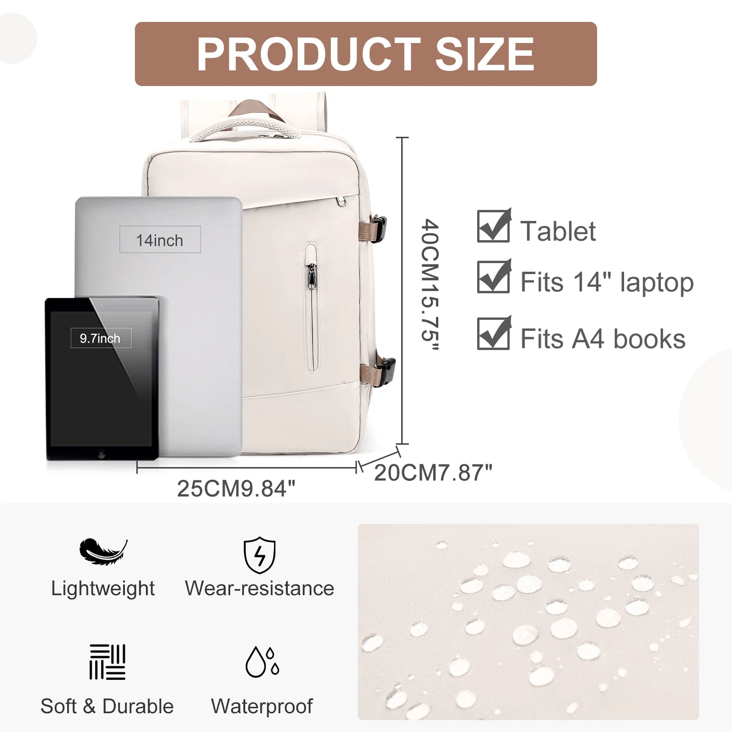 Flight-Approved Travel Laptop Backpack
