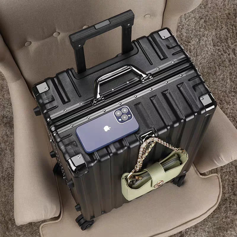 Aluminum Frame Hard Shell Trolley Suitcase