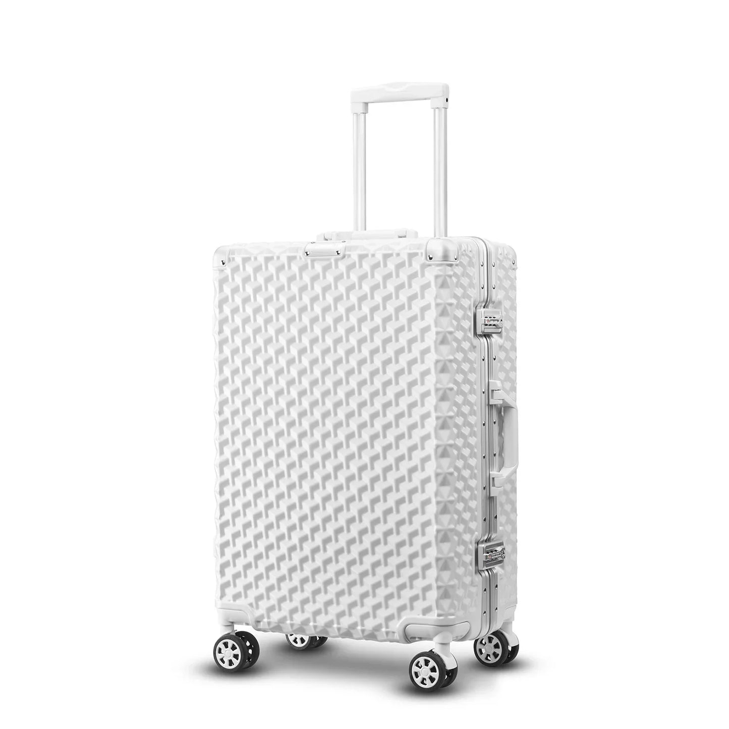 Aluminum Frame Travel Suitcase with Password Lock
