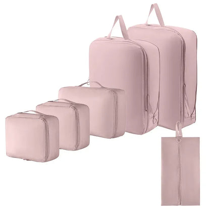 6-Piece Travel Packing Organizer Set