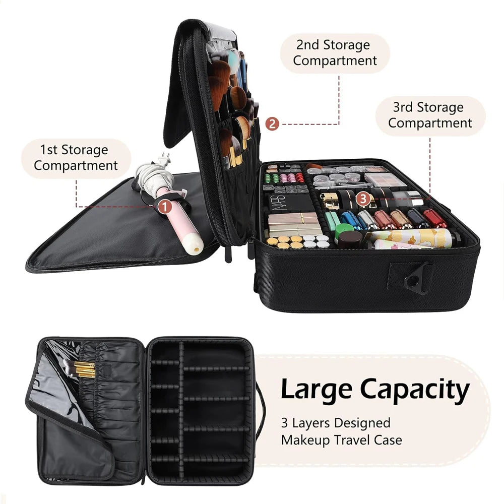 Large Capacity Makeup Organizer Bag
