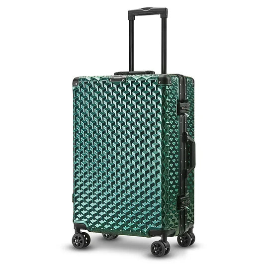 Aluminum Frame Travel Suitcase with Password Lock
