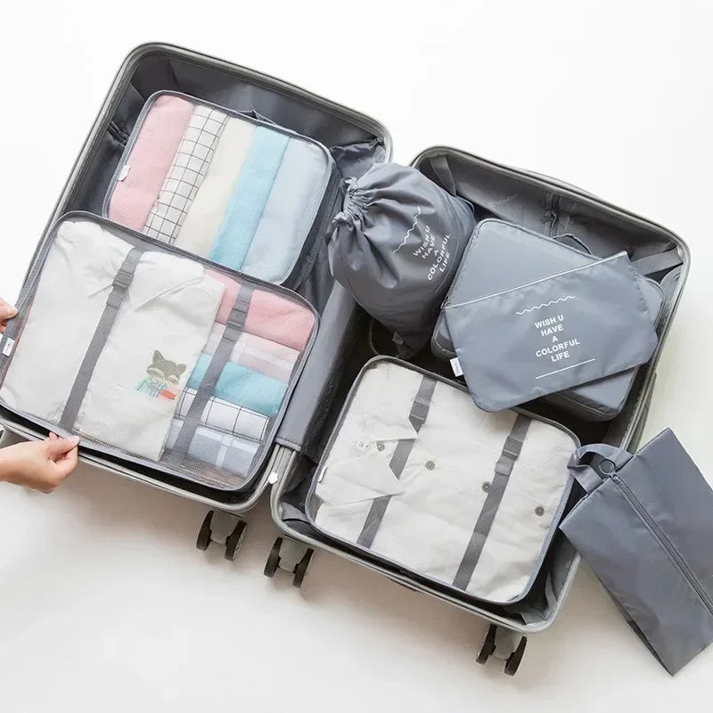 7-Piece Travel Organizer Packing Cubes