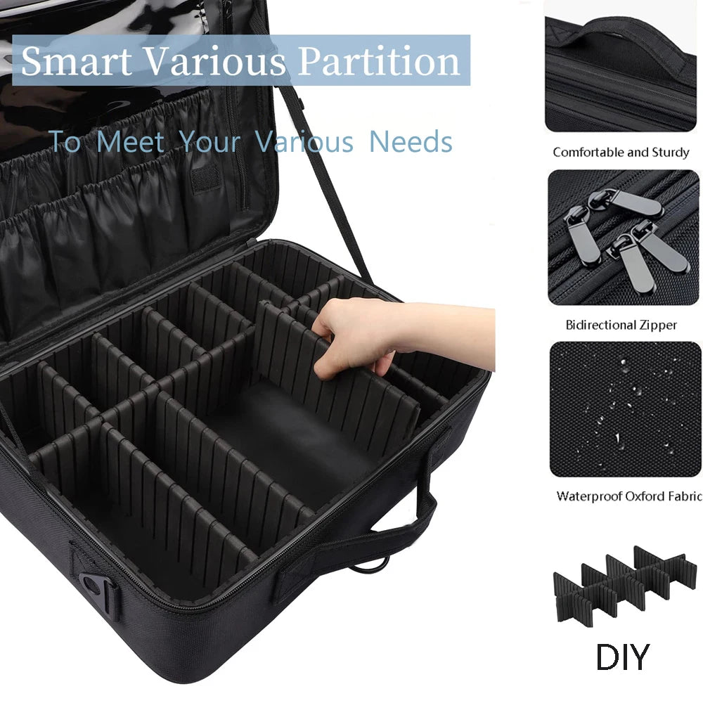 Large Capacity Makeup Organizer Bag