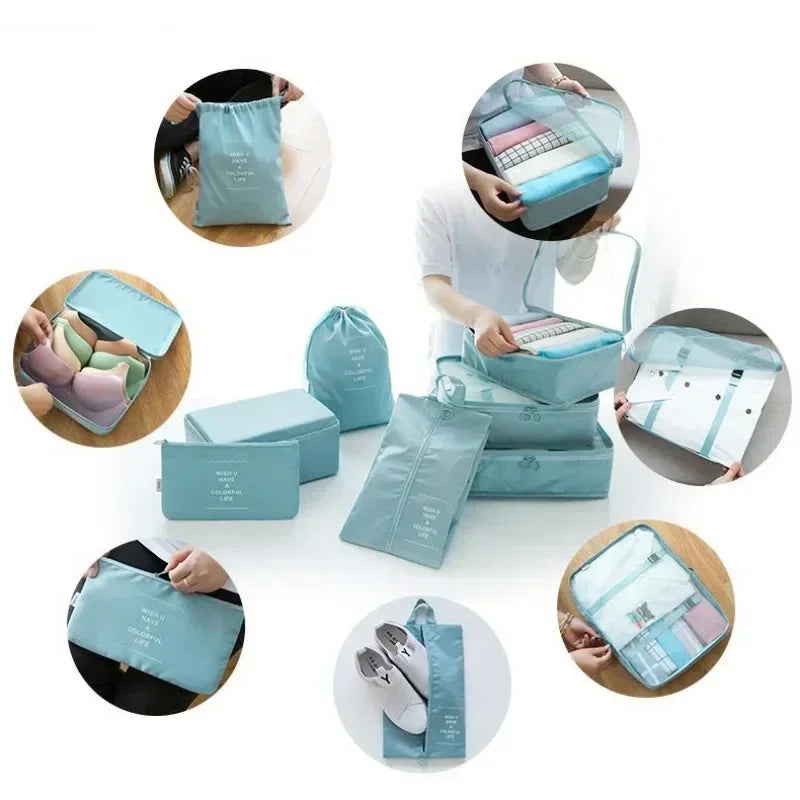 7-Piece Travel Organizer Packing Cubes
