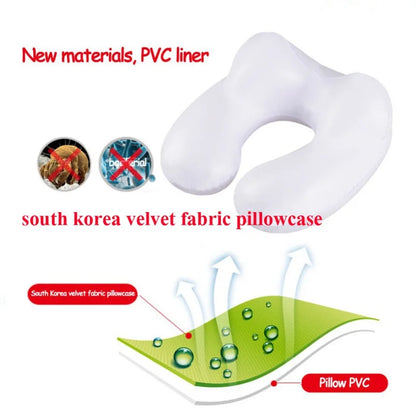 U-Shape Inflatable Travel Neck Pillow
