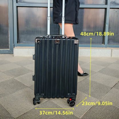 Aluminum Frame Hard Shell Trolley Suitcase