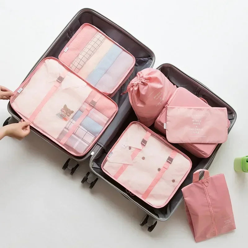 7-Piece Travel Organizer Packing Cubes